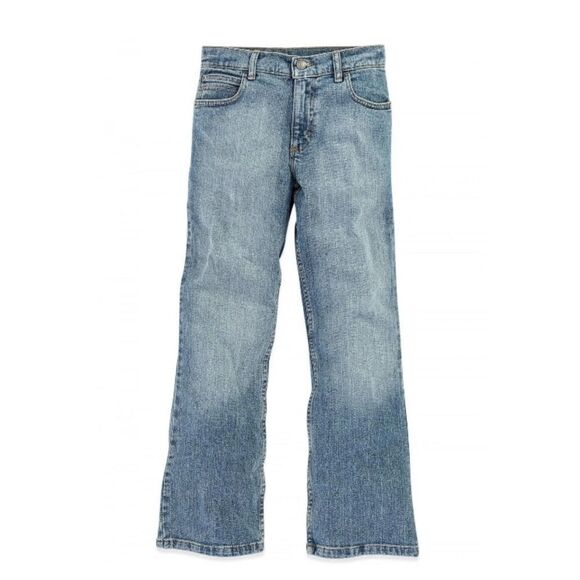Wrangler Boys Bootcut Denim Jeans, Size 12 Husky - Picture 5 of 7
